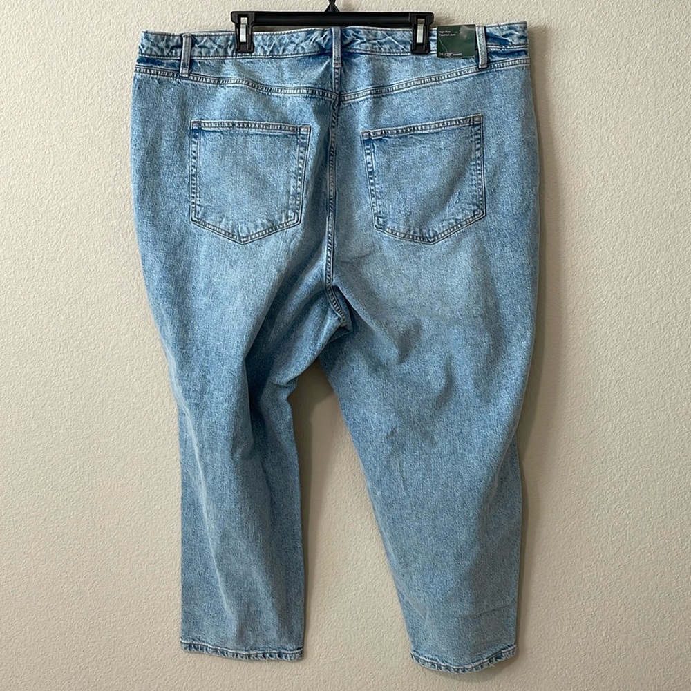 Wild Fable High Rise Tapered Jeans 24 Light Wash Jeans - Picture 2 of 10